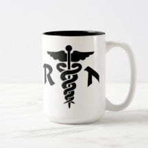 RN Medical Symbol Coffee Mugs