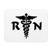 RN Medical Symbol Flexible Magnets