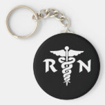 RN Medical Symbol Key Chain