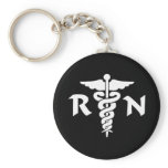 RN Medical Symbol Key Chain
