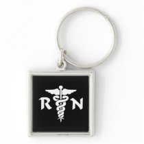 RN Medical Symbol Key Chain