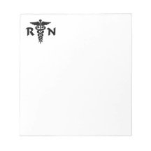 RN Medical Symbol Memo Note Pad