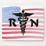 RN Medical Symbol Mouse Pads