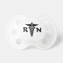 RN Medical Symbol Pacifiers