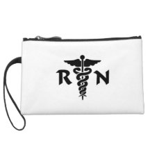RN Medical Symbol Wristlet Clutch