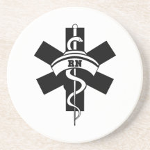 RN Nurses Beverage Coaster