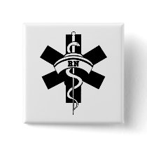 RN Nurses Pinback Button