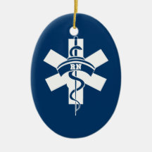 RN Nurses Christmas Tree Ornament