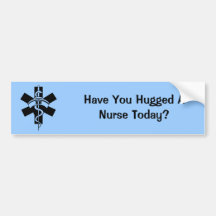 RN Nurses Medical Symbol Bumper Sticker
