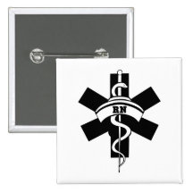 RN Nurses Pinback Button