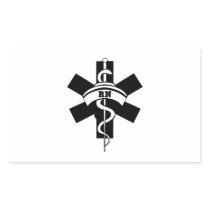 RN Nurses Rectangular Stickers