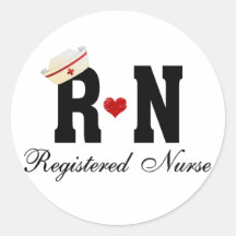 RN Registered Nurse Stickers