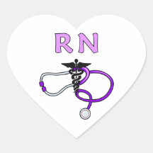 RN Stethoscope Stickers