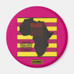 Rnd. Magnet Black Randy Idi Amin  Dangerhouse