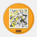 Rnd. Magnet Rhino 39 Xerox Dangerhouse