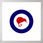 Rnzaf roundel, New Zealand Print