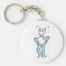 Ro bott keychains