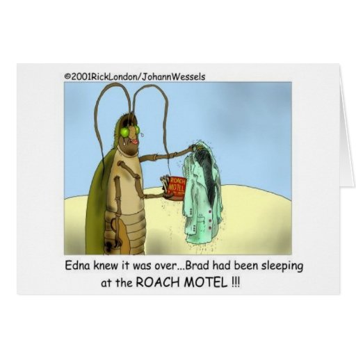 Roach Infidelity Funny Gifts, Tees, & Collectibles Card