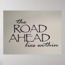road ahead poster