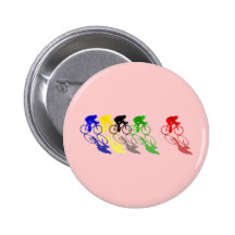 Road Bike Road Racing  Cycling Button