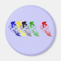 Road Bike Road Racing  Cycling Fridge Magnet