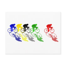 Road Bike Road Racing  Cycling Postcard