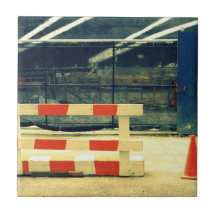 road blocks tiles