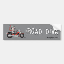 Road Diva Bumper Sticker