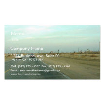 Road Kern County Business Cards