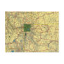 Road map Idaho, Mont, Wyo map