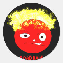 road rage sticker
