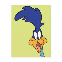 Road Runner Face Post Card