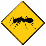 Road Sign- Ant Cut Out Sculpture