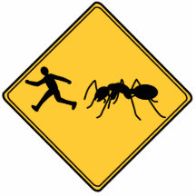 Road Sign- Giant Ant Cut Out Sculpture