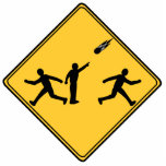 Road Sign- Meteor Cut Out Sculpture