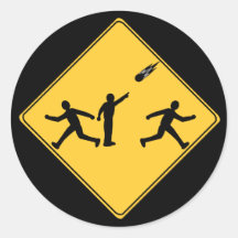Road Sign- Meteor Stickers