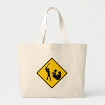 Road Sign Poop Goblin 2 Canvas Bags