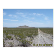 Road to nowhere postcards