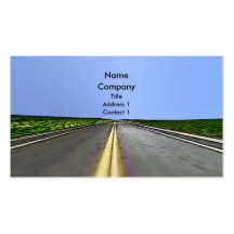 Road Travel - Business Business Card