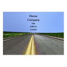 Road Travel - Chubby Business Card Templates