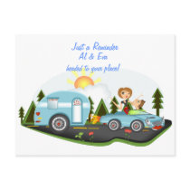 Road Trip Reminder Post Cards
