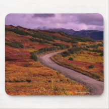 Road Winding Through Hills in Denali National Mouse Pad