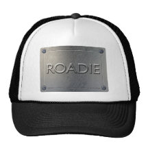 ROADIE Cap - Metal Plate Design. Mesh Hat