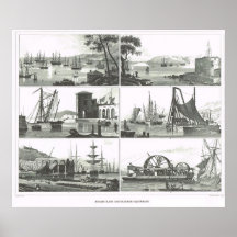 Roadsteads and harbour equipment print