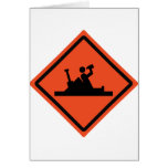 roadwork ahead funny beer cards