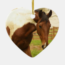 Roaming Paint Horse Ornament