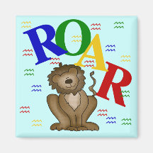 Roar Lion T-shirts and Gifts Refrigerator Magnets