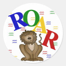 Roar Lion T-shirts and Gifts Sticker