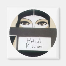 Roaring 20s Gal Personalized Magnet