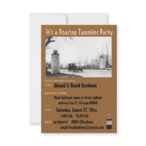 Roaring 20's Prohibition Theme Custom Invite